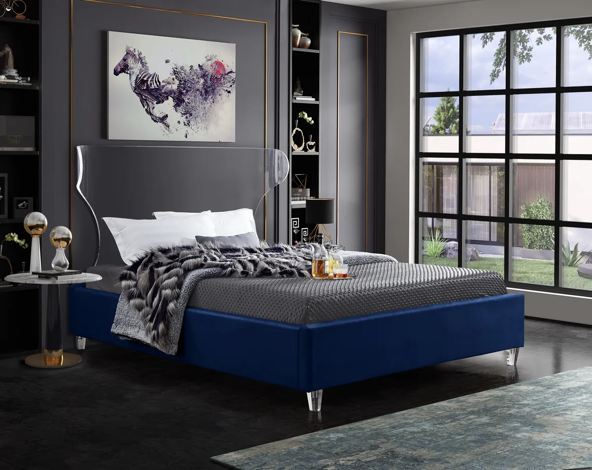 Ghost - King Bed - Navy - View 2