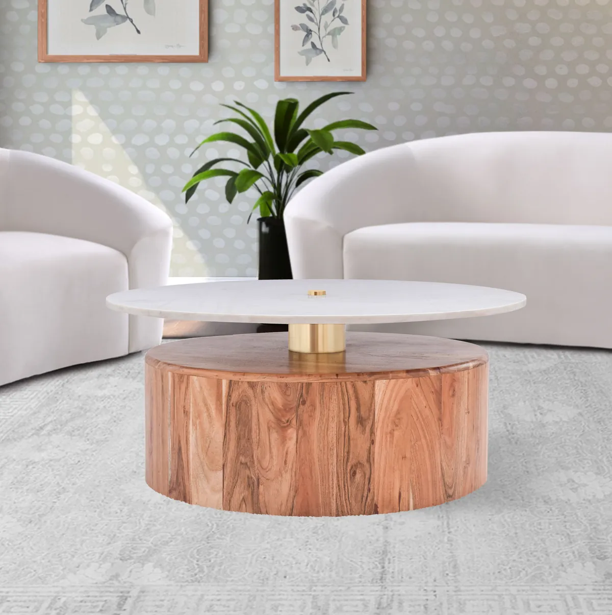 Stonewood - Coffee Table - Acacia Wood - View 2