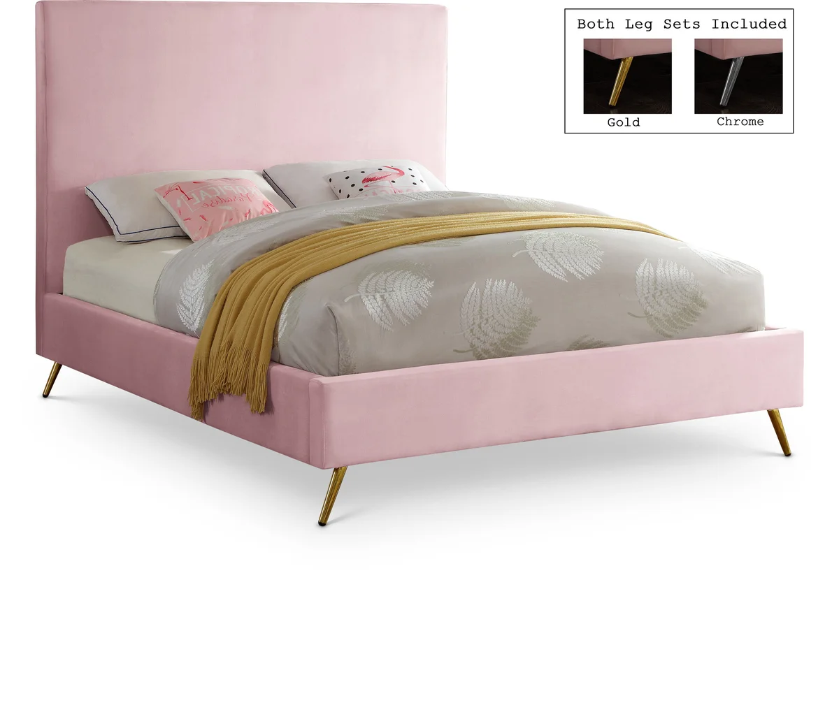 Jasmine - King Bed - Pink