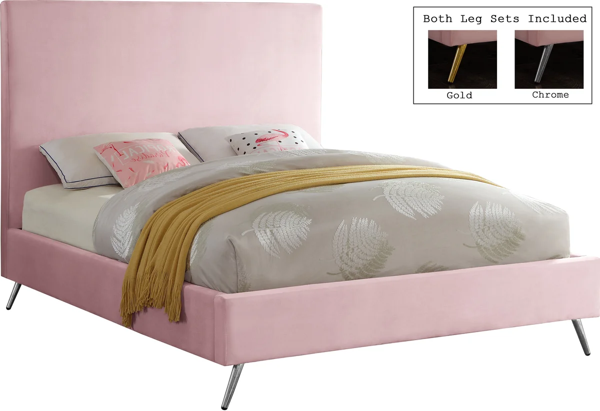 Jasmine - King Bed - Pink - View 2