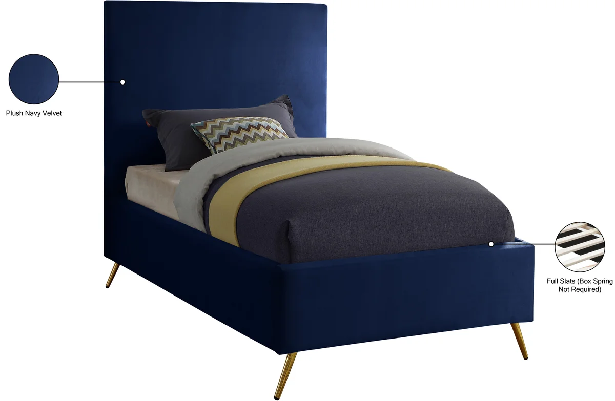 Jasmine - Twin Bed - Navy