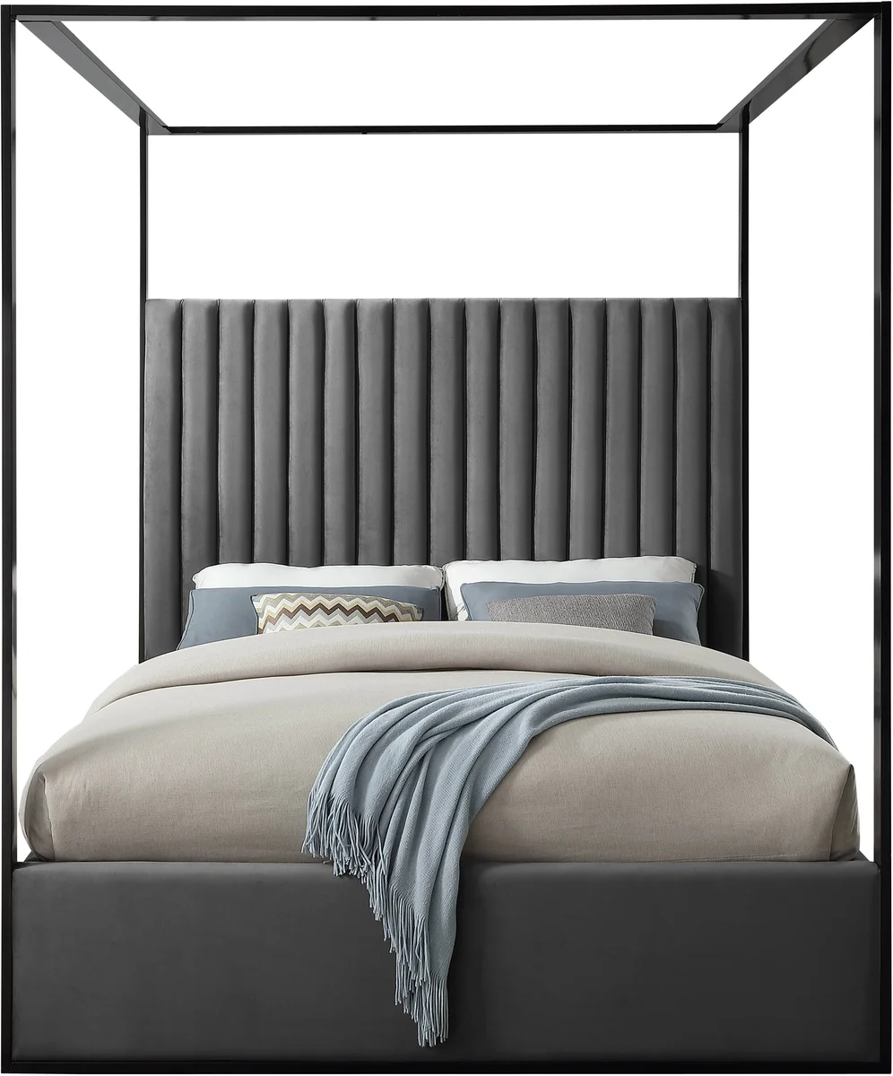 Jax - King Bed - Gray