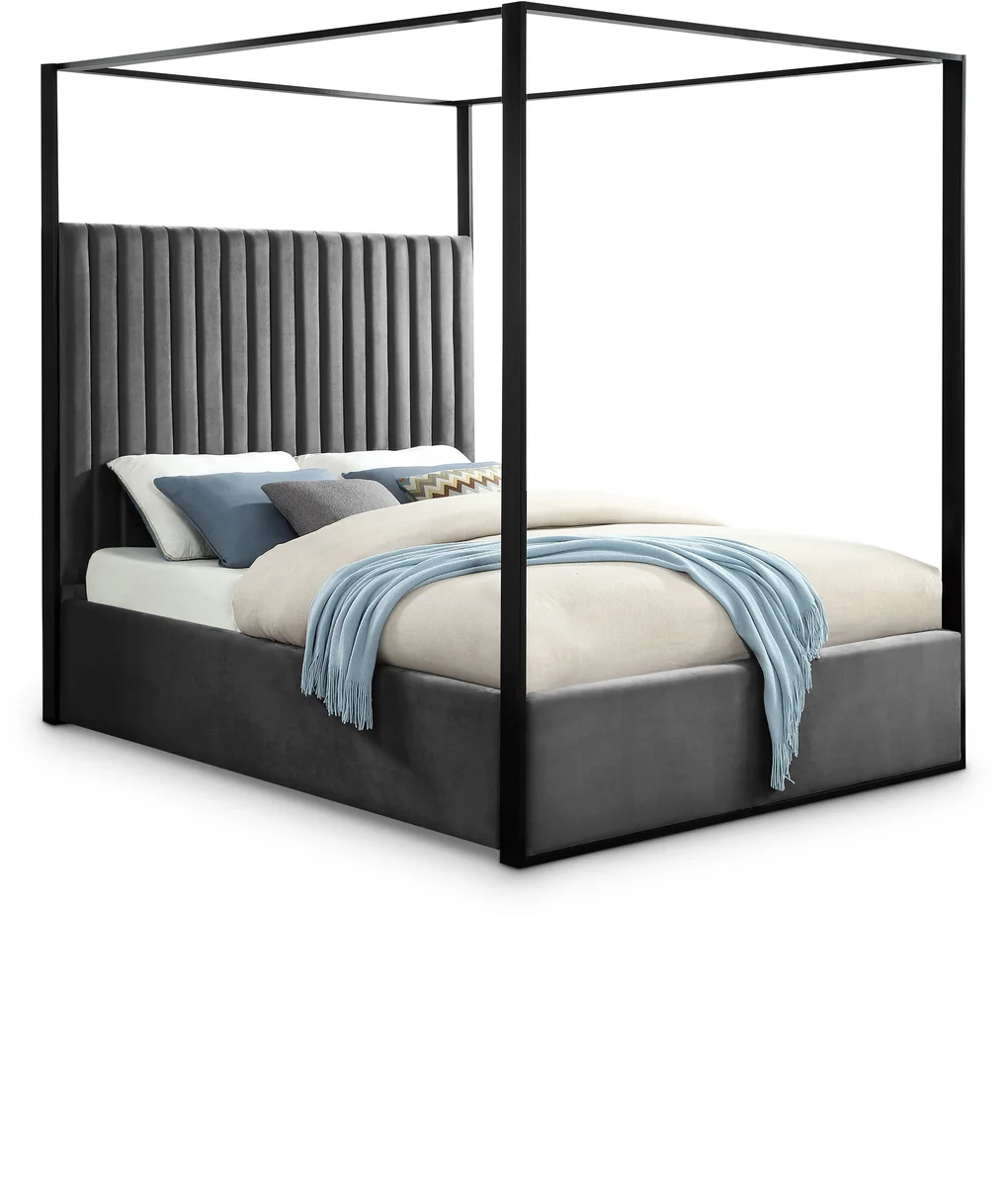 Jax - Queen Bed - Gray