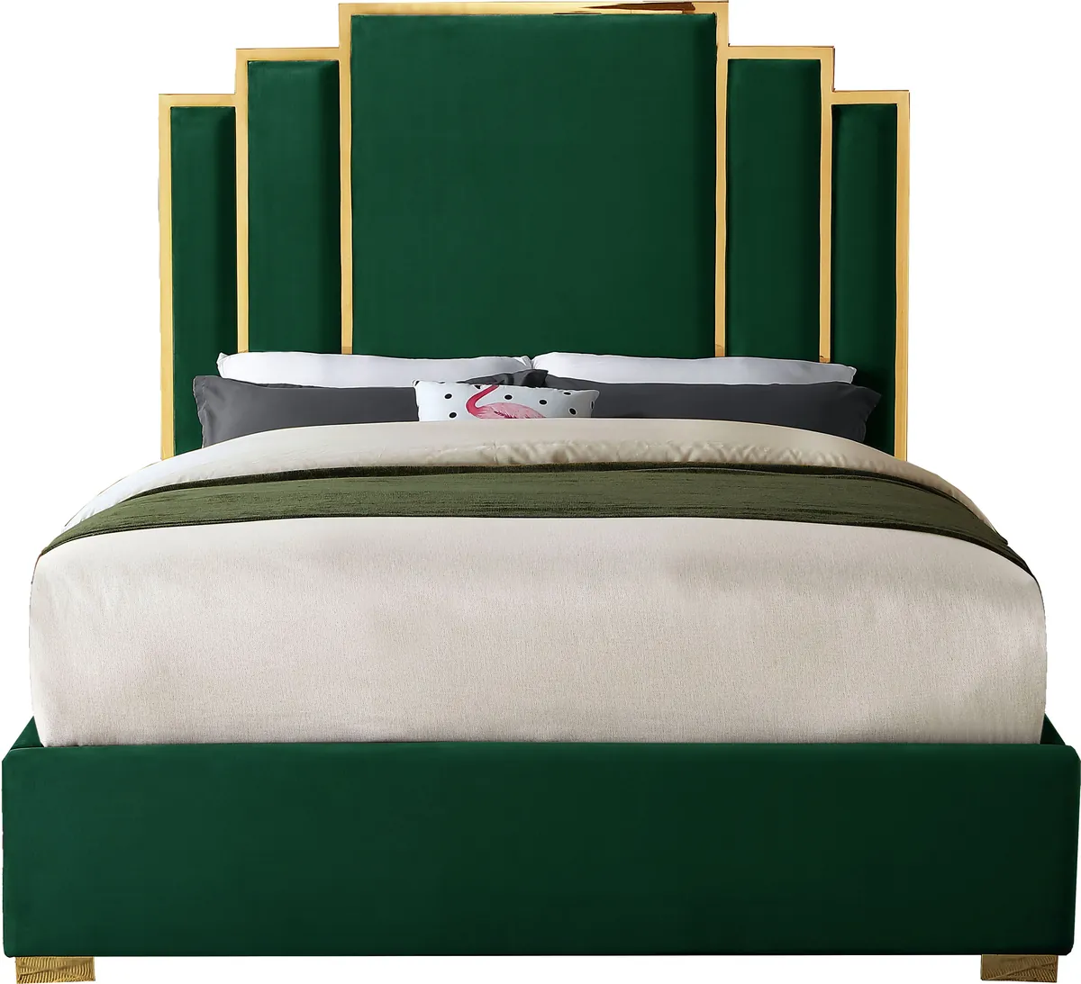 Hugo - King Bed - Green