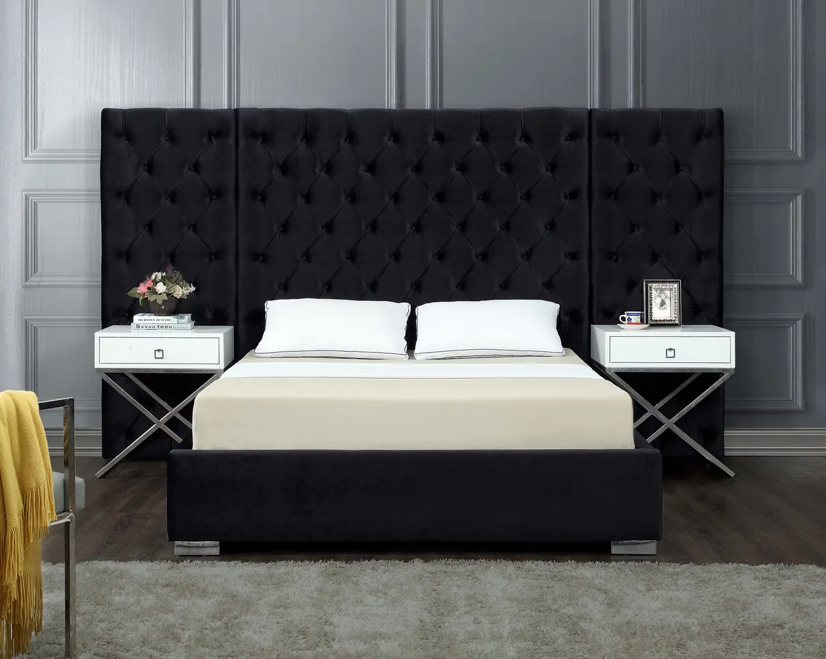 Grande - Queen Bed - Black - View 2