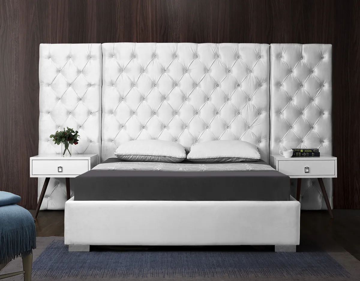 Grande - Queen Bed - White - View 2