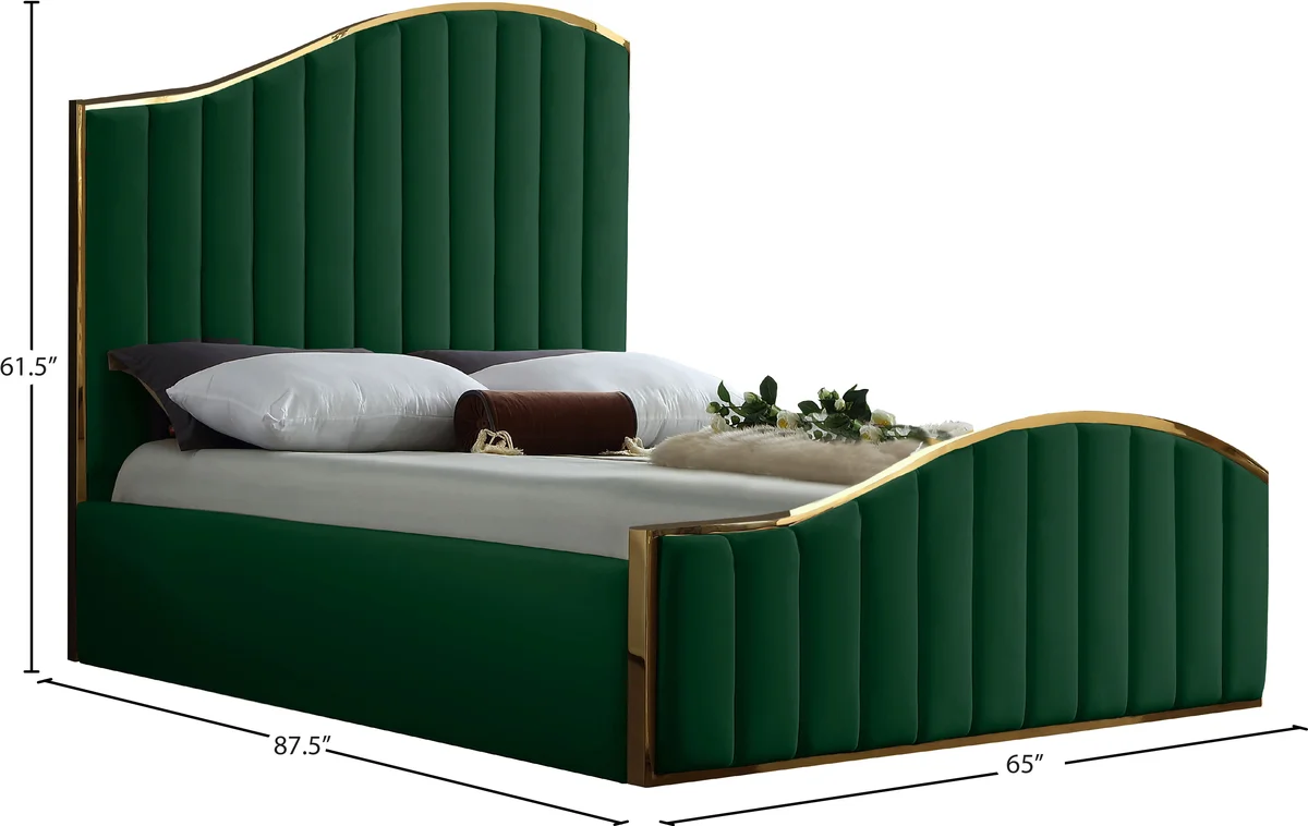 Jolie - Queen Bed - Green