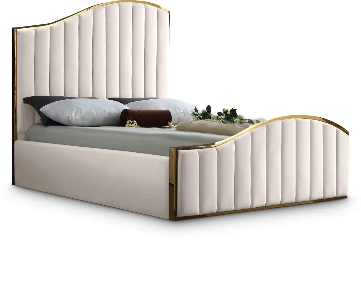 Jolie - Queen Bed - Cream