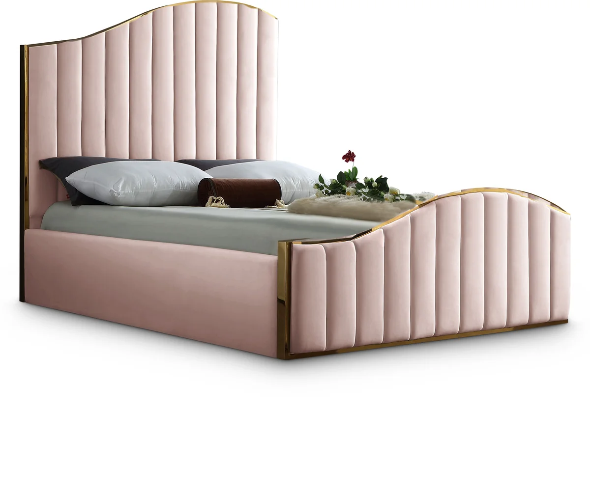 Jolie - King Bed - Pink