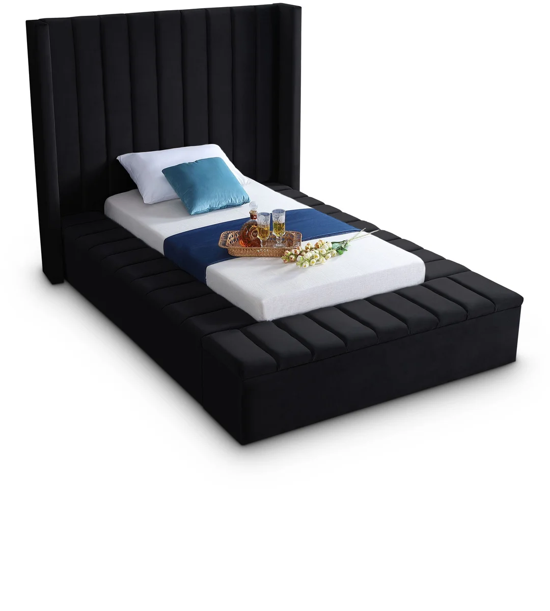 Kiki - Twin Bed - Black