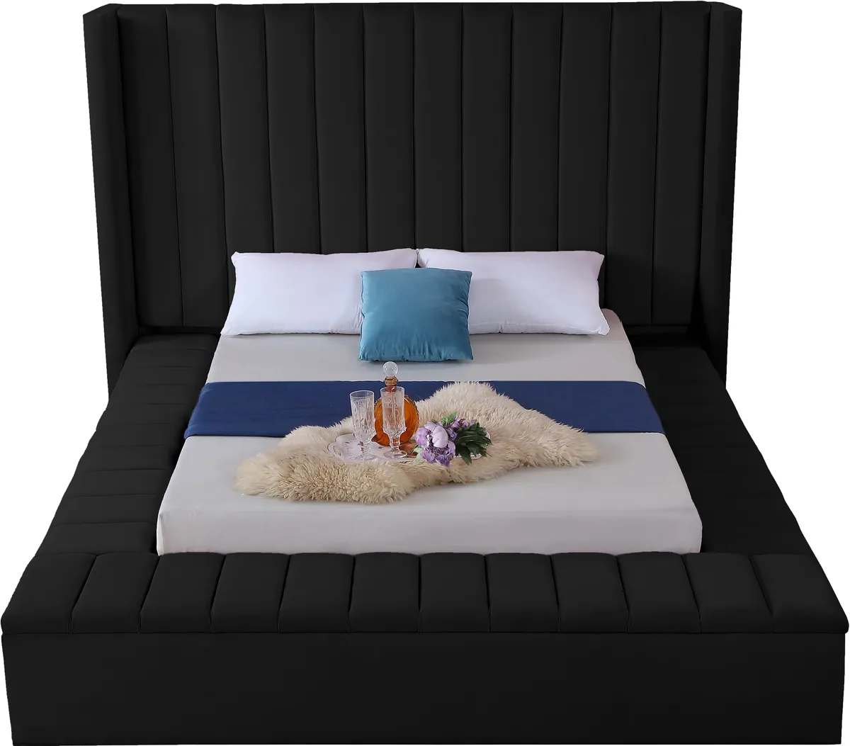 Kiki - Queen Bed - Black