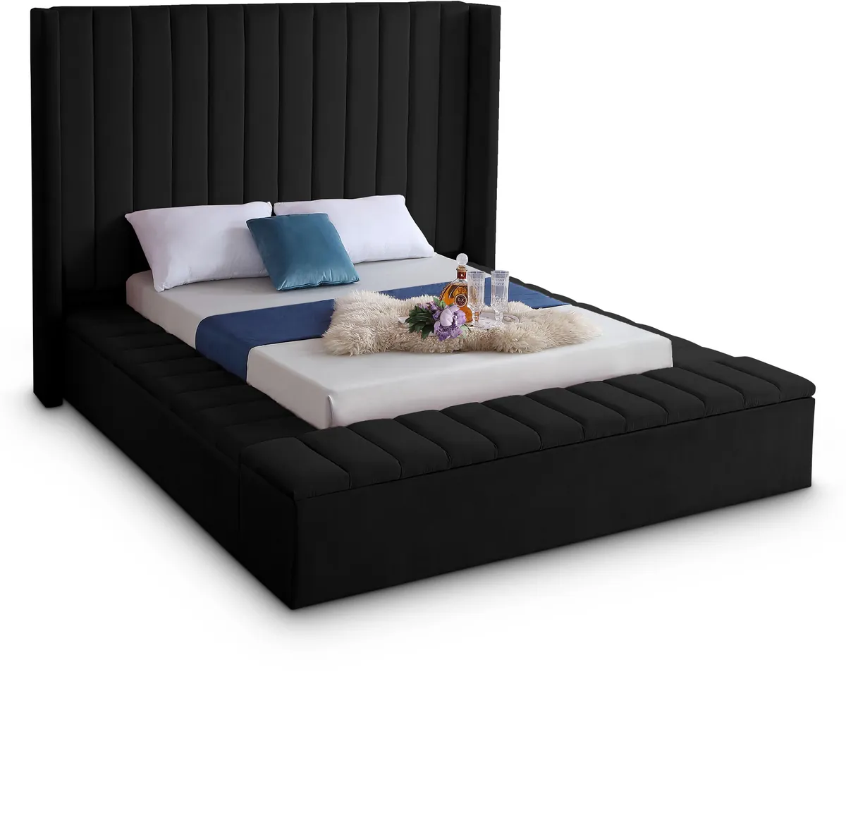 Kiki - Queen Bed - Black