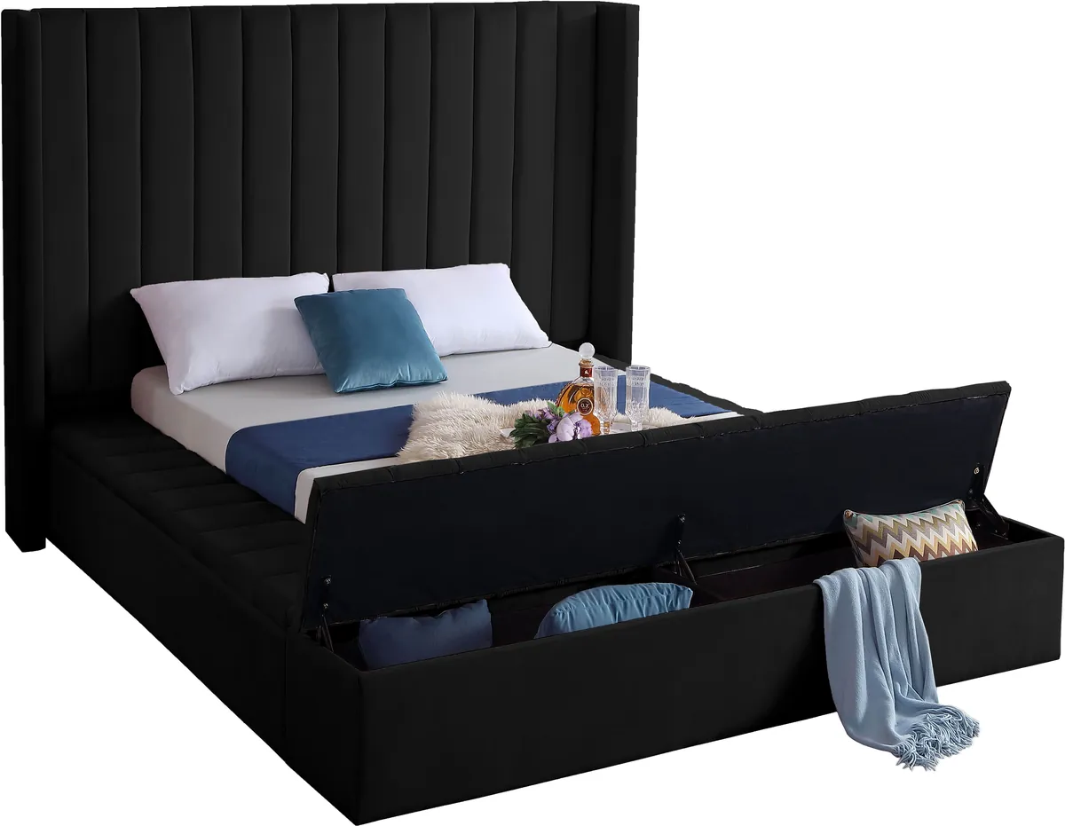 Kiki - Queen Bed - Black