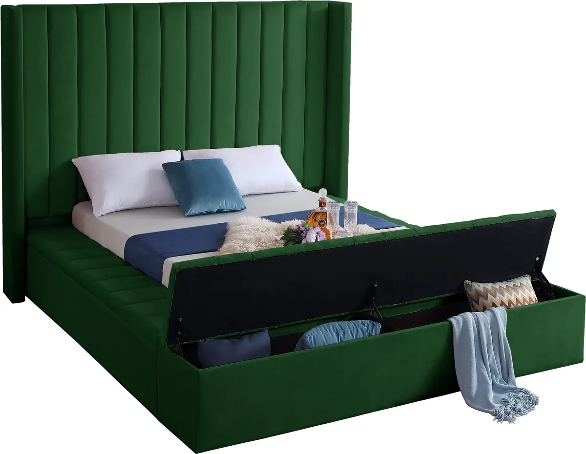 Kiki - Queen Bed - Green