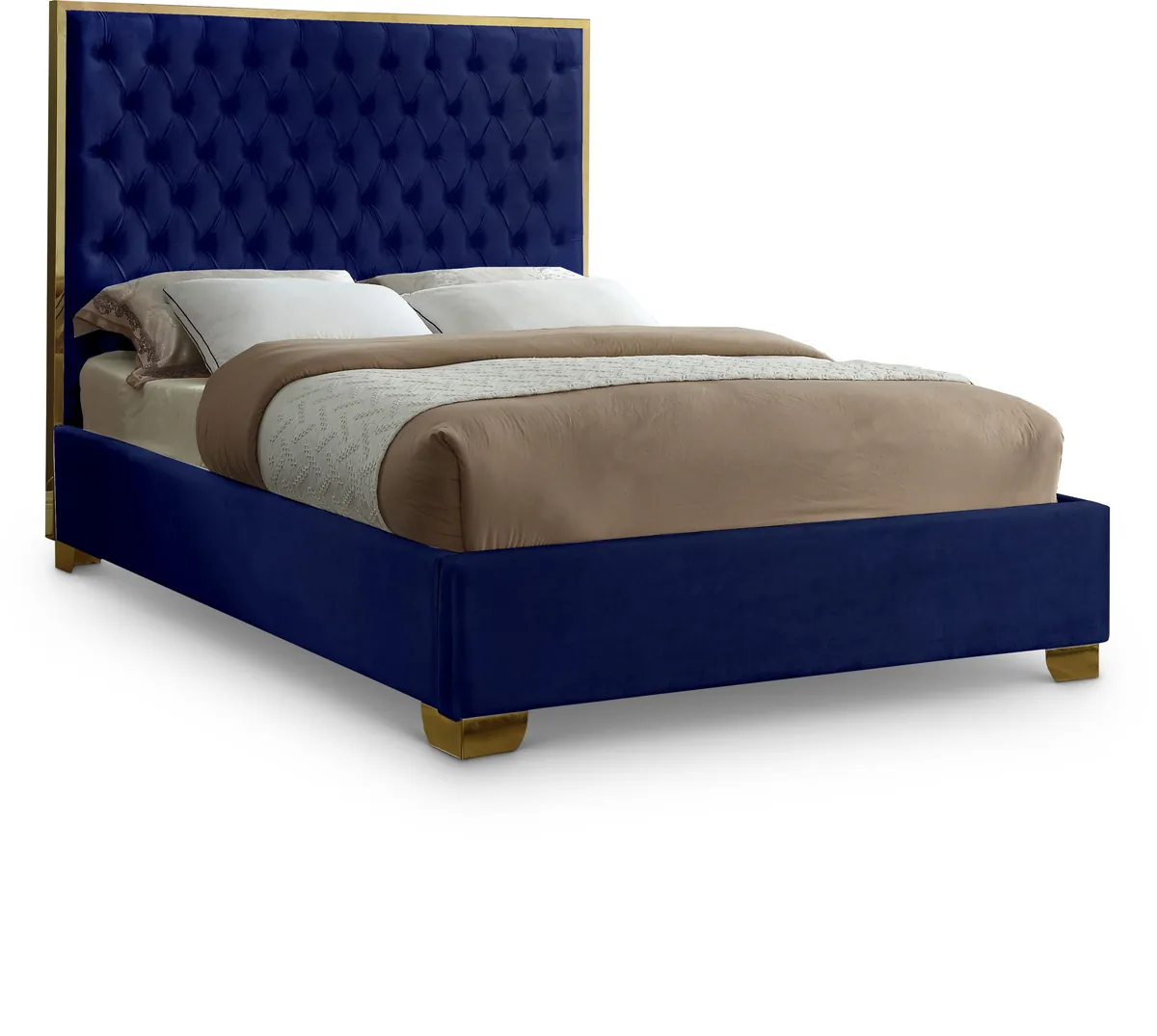 Lana - King Bed - Navy