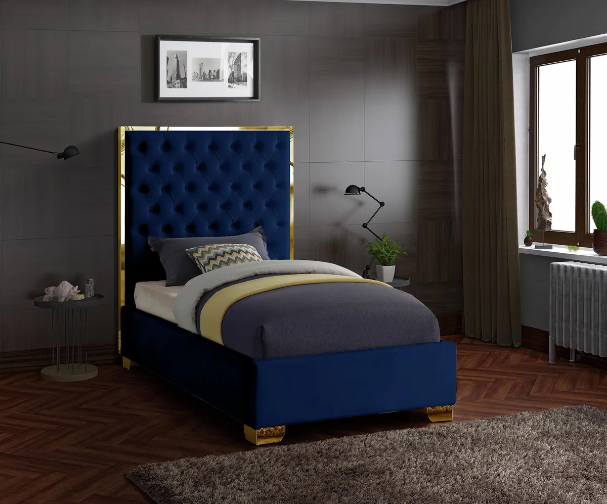 Lana - Twin Bed - Navy - View 2
