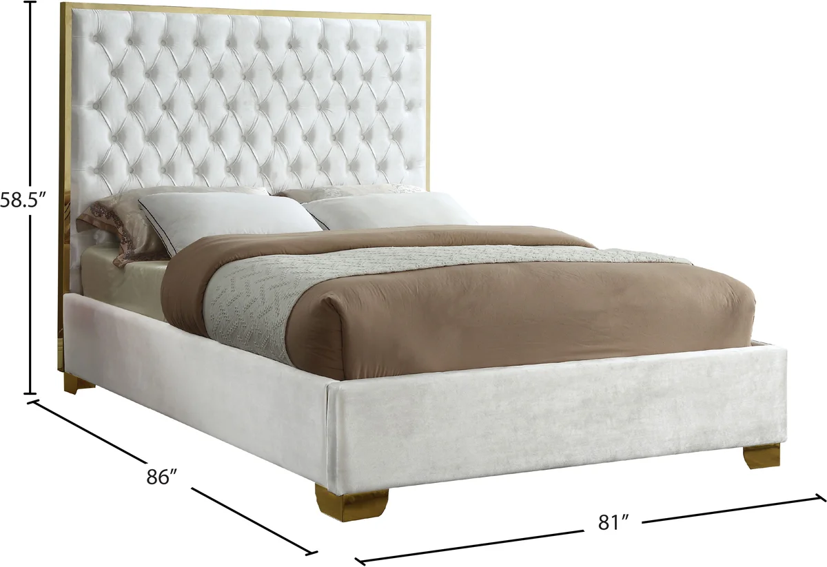 Lana - King Bed - White