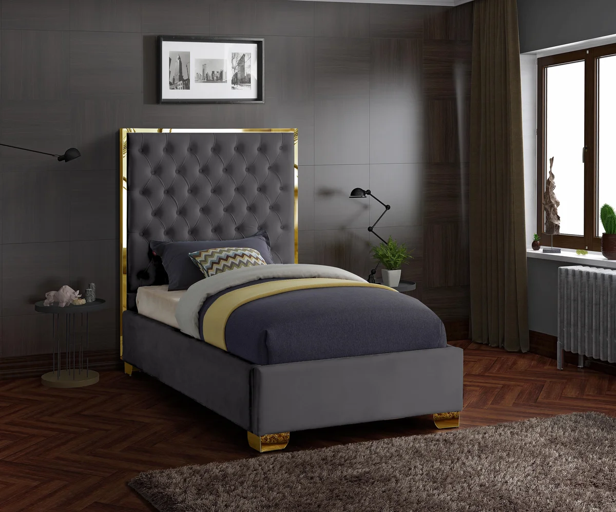Lana - Twin Bed - Gray - View 2