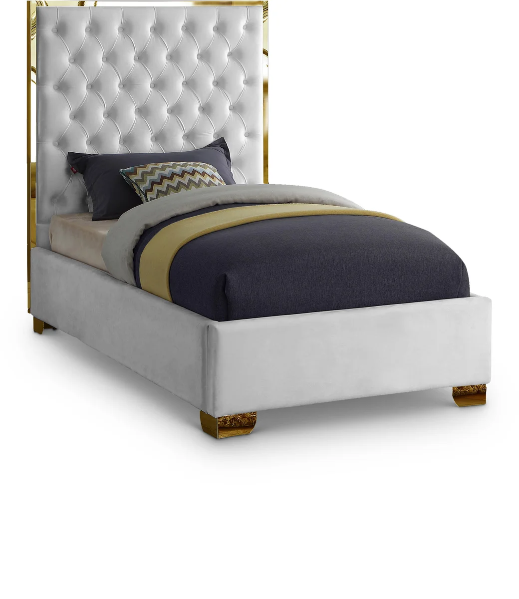 Lana - Twin Bed - White