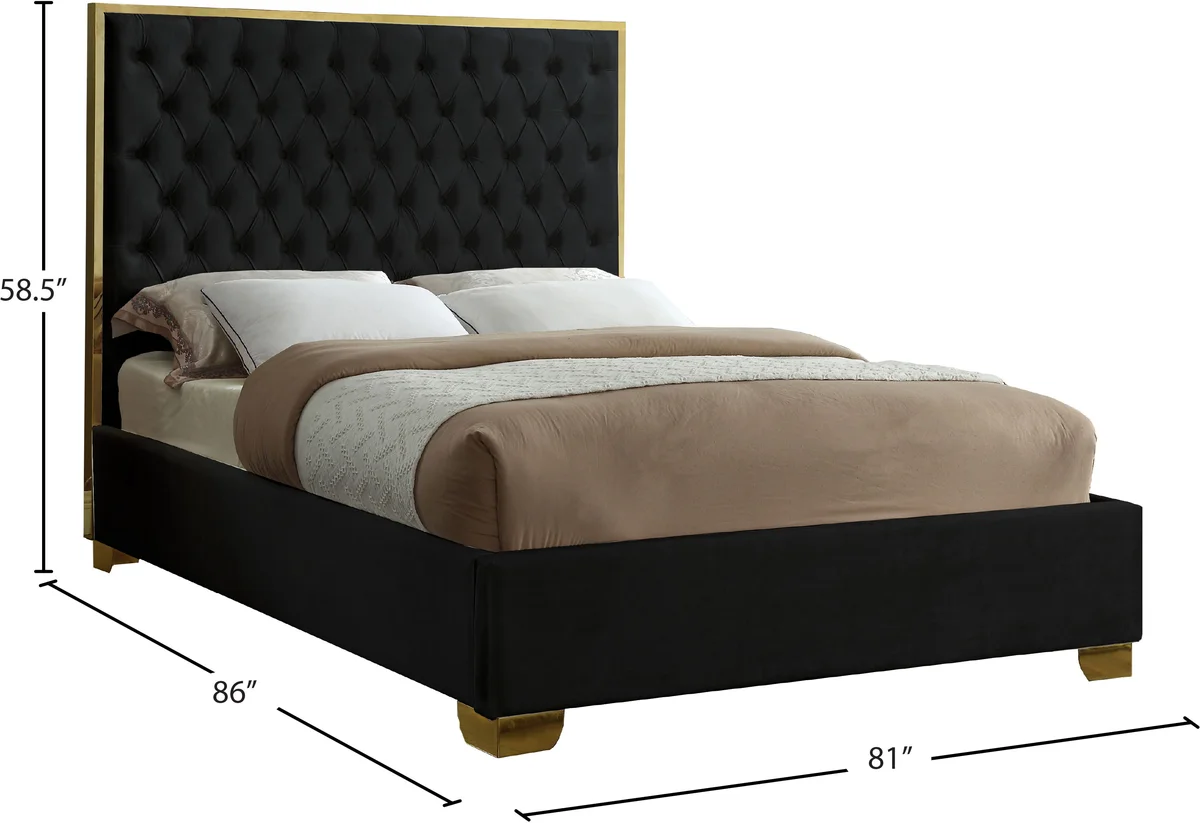 Lana - King Bed - Black