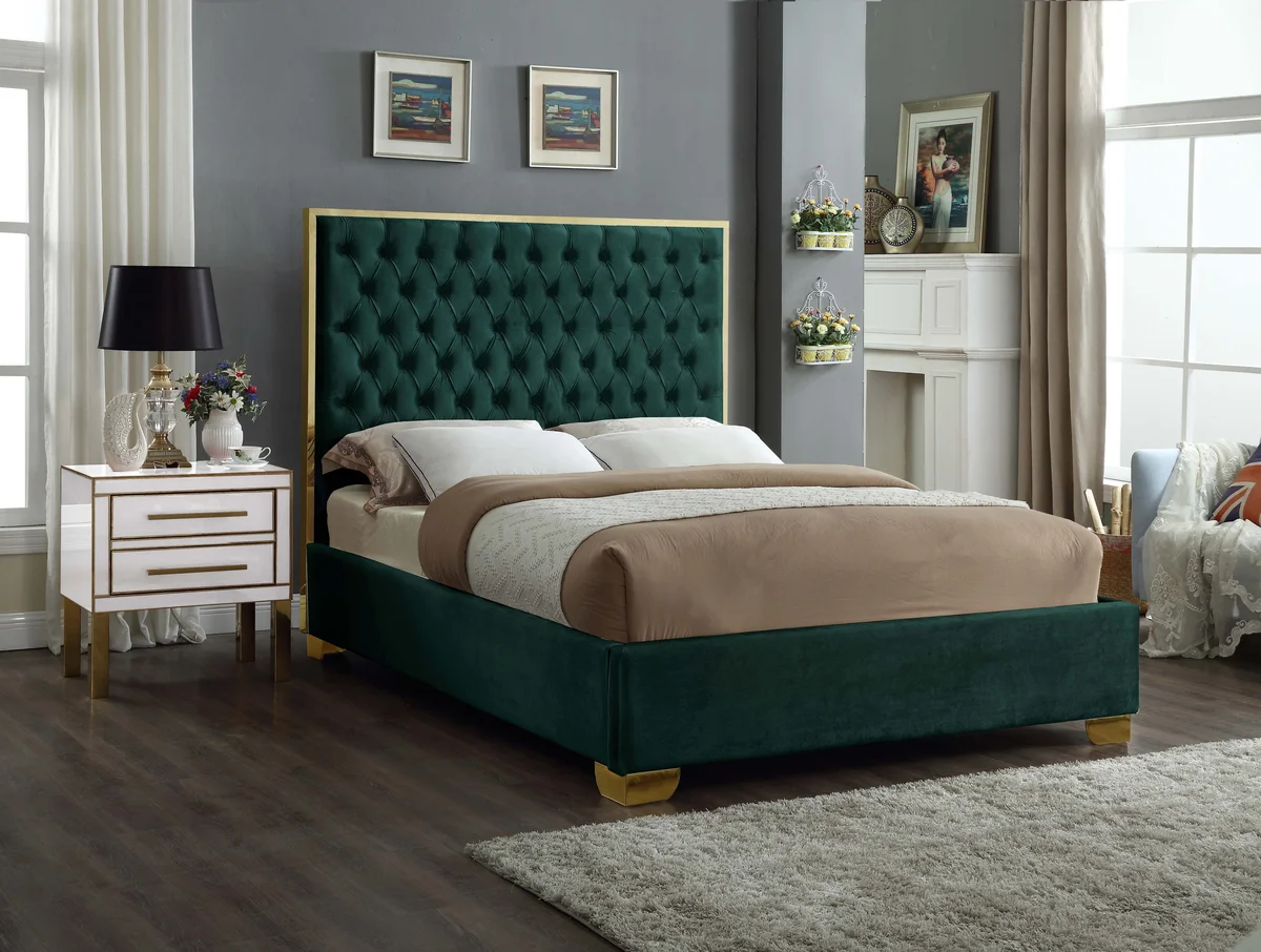 Lana - Queen Bed - Green - View 2