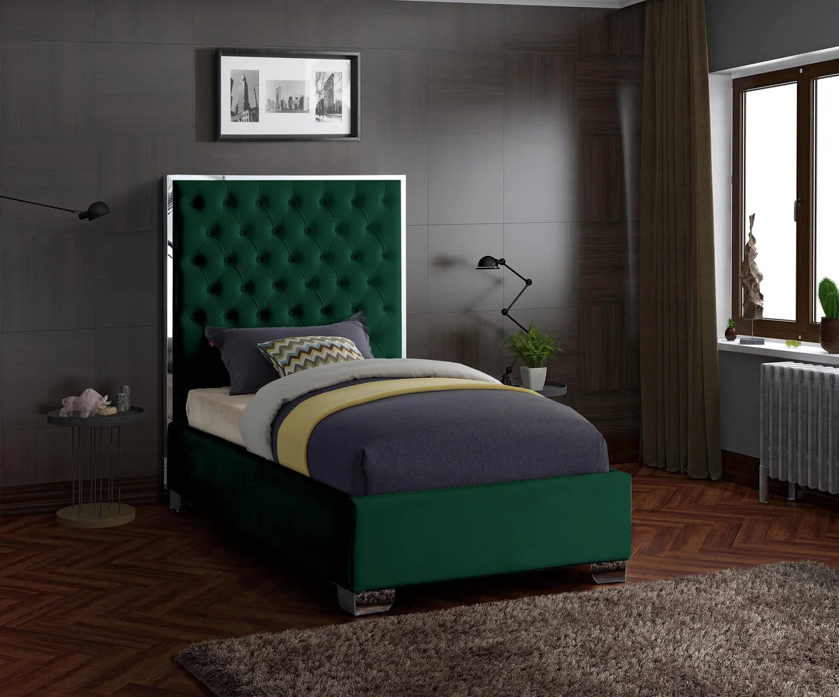 Lexi - Twin Bed - Green - View 2