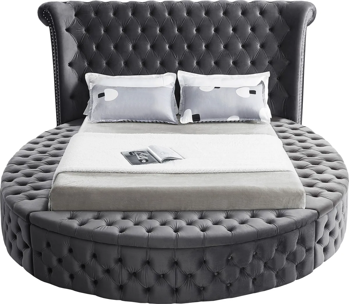 Luxus - Queen Bed - Gray