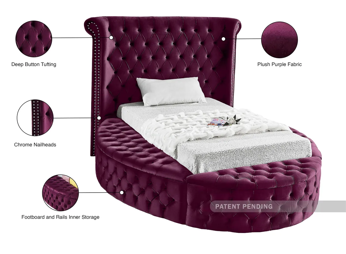 Luxus - Twin Bed - Purple