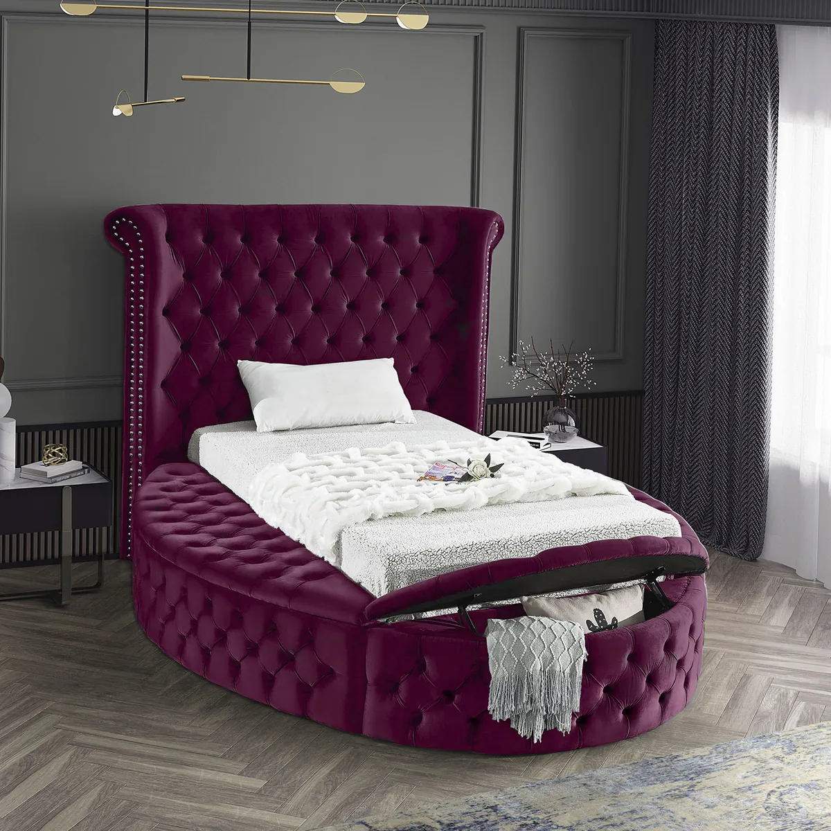 Luxus - Twin Bed - Purple
