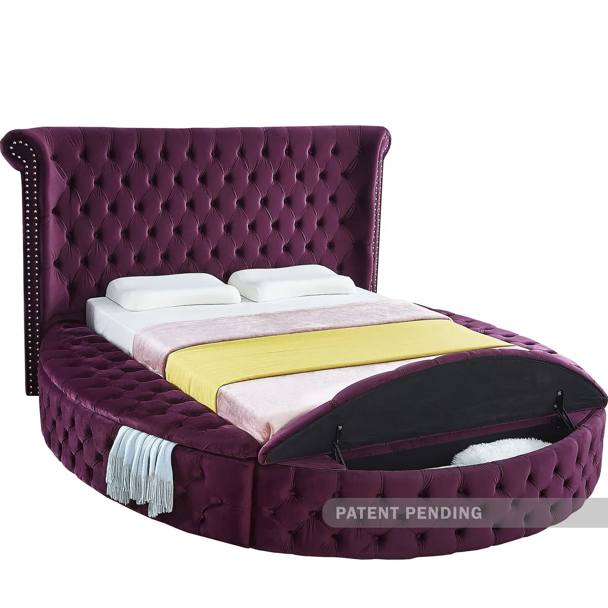 Luxus - Queen Bed - Purple - View 2
