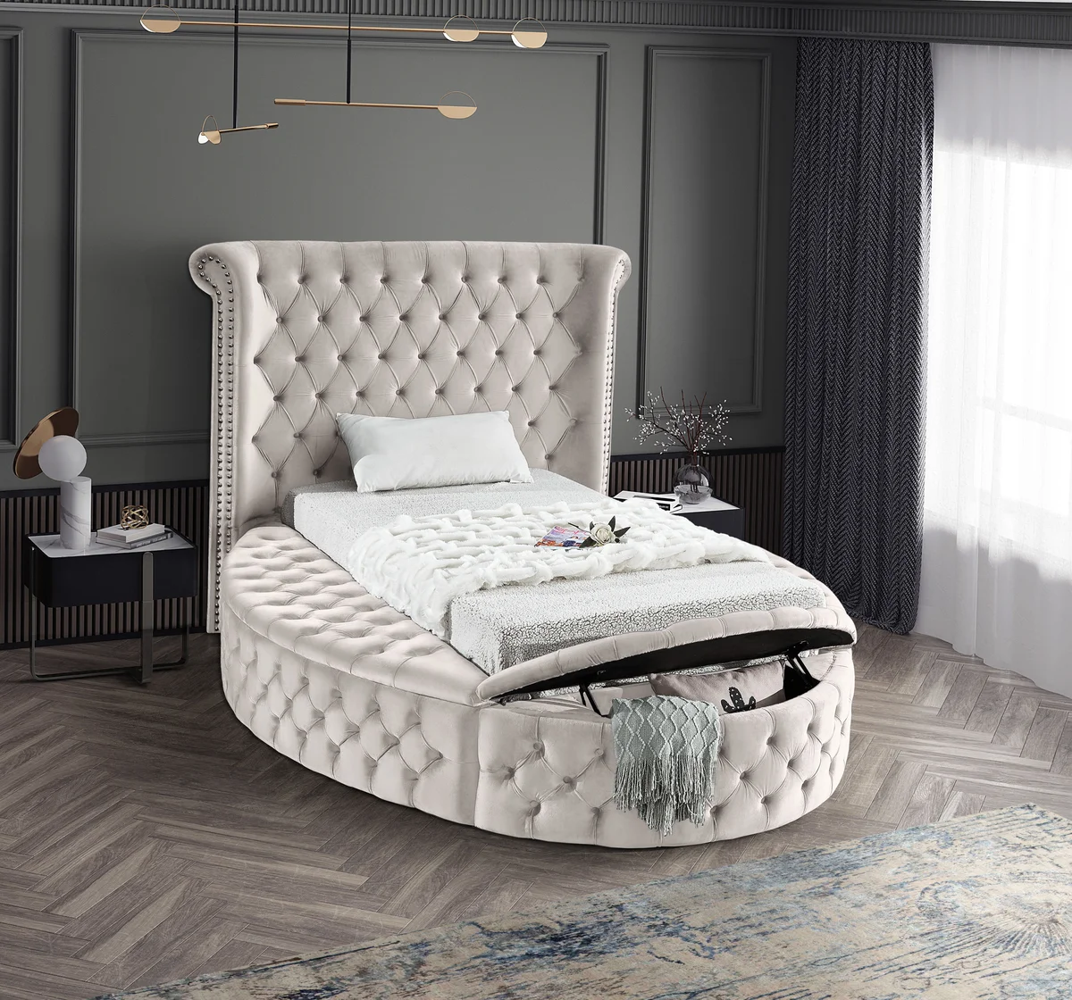 Luxus - Twin Bed - Cream