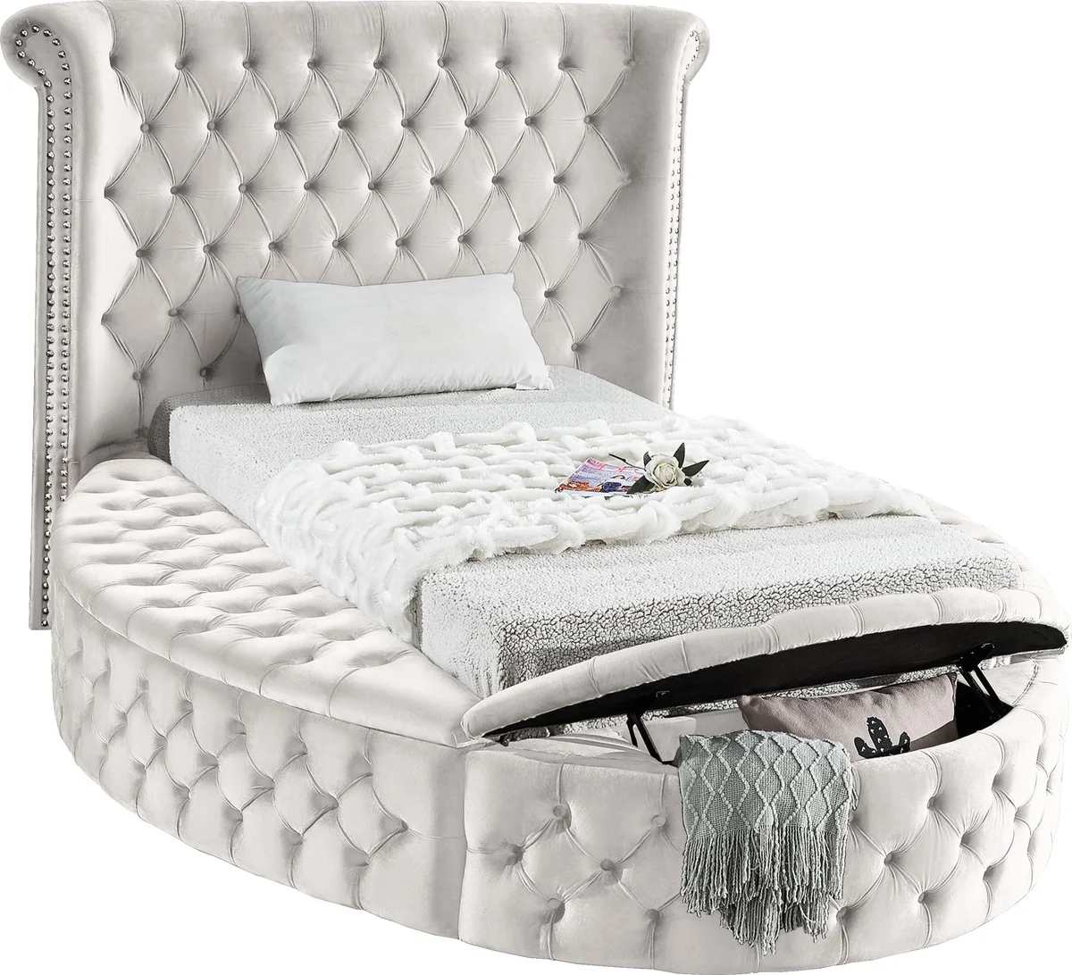 Luxus - Twin Bed - Cream - View 2