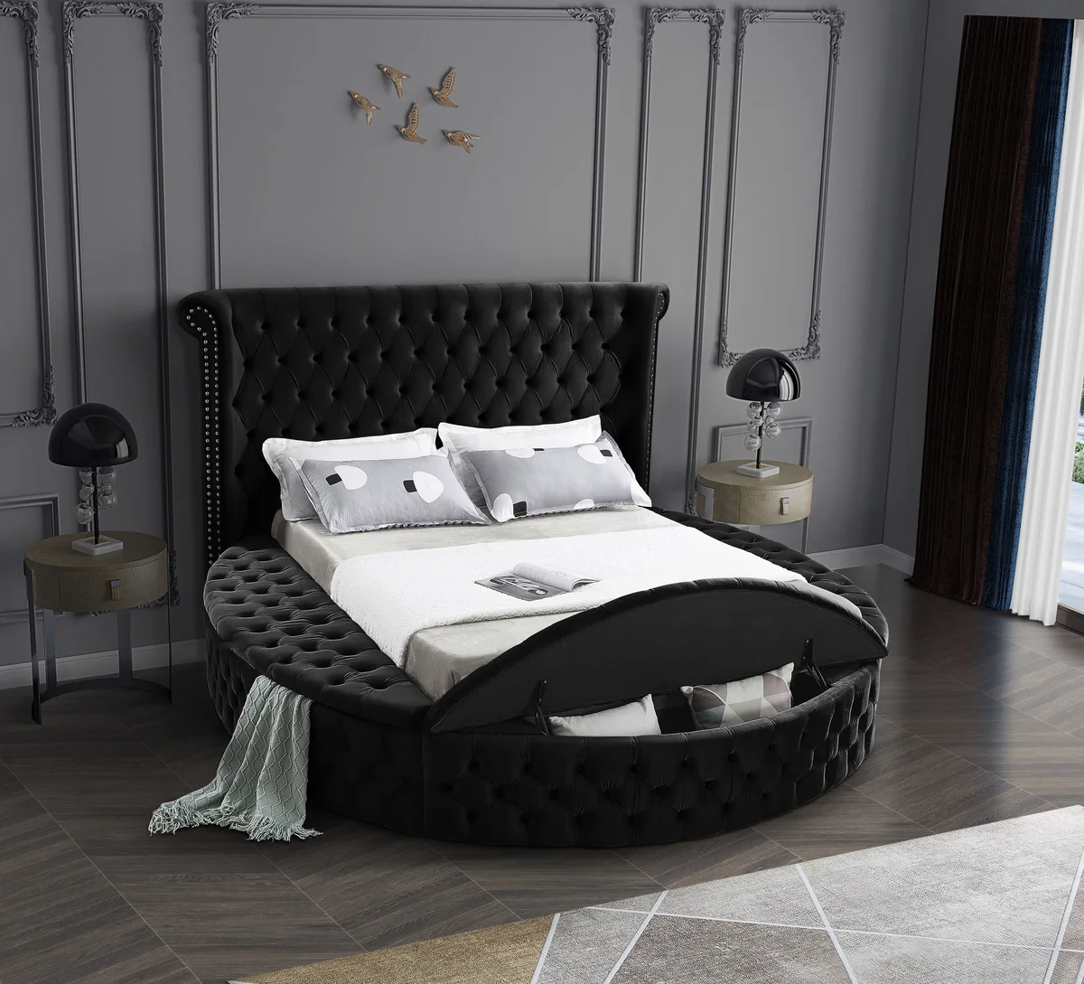 Luxus - Queen Bed - Black