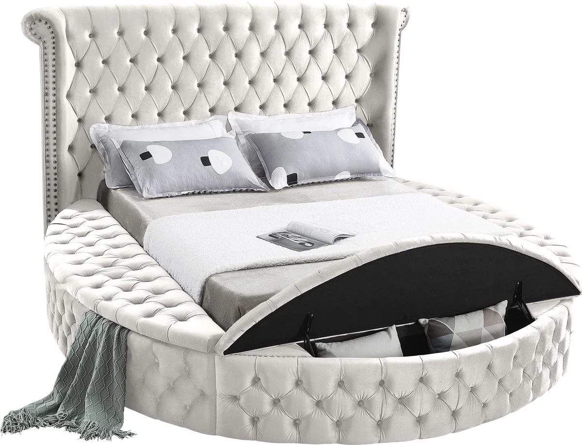 Luxus - Queen Bed - Cream - View 2