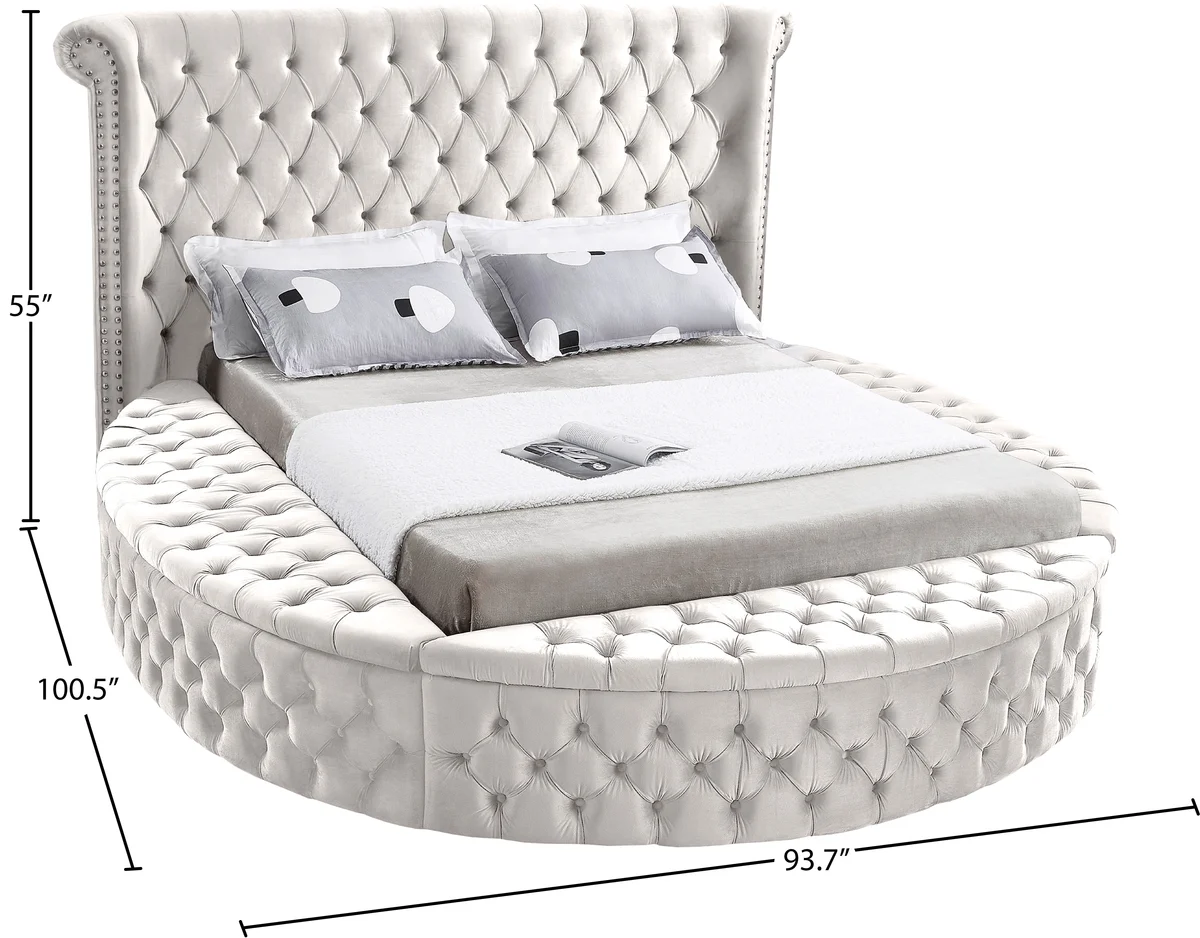Luxus - Queen Bed - Cream