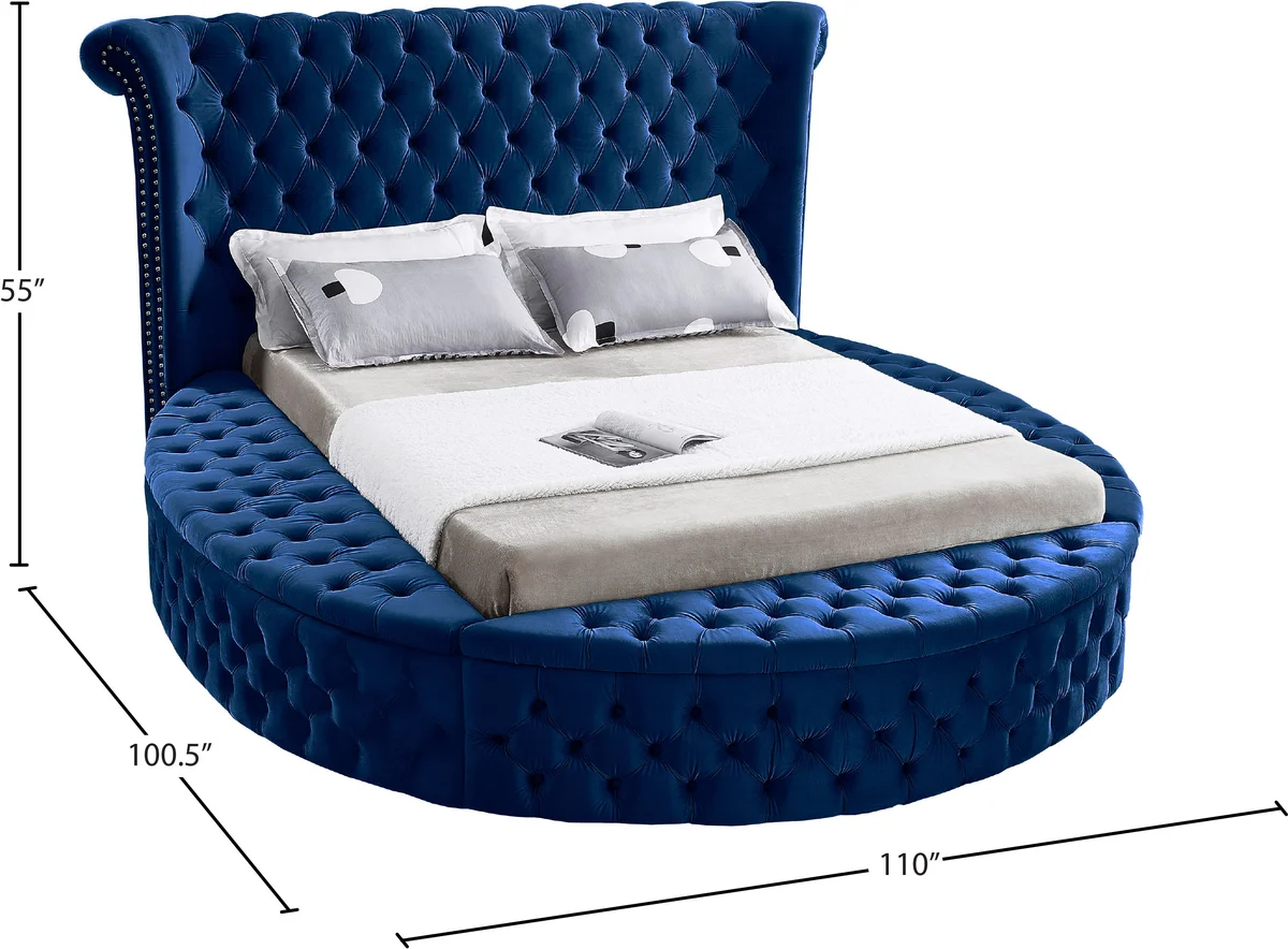 Luxus - King Bed - Navy