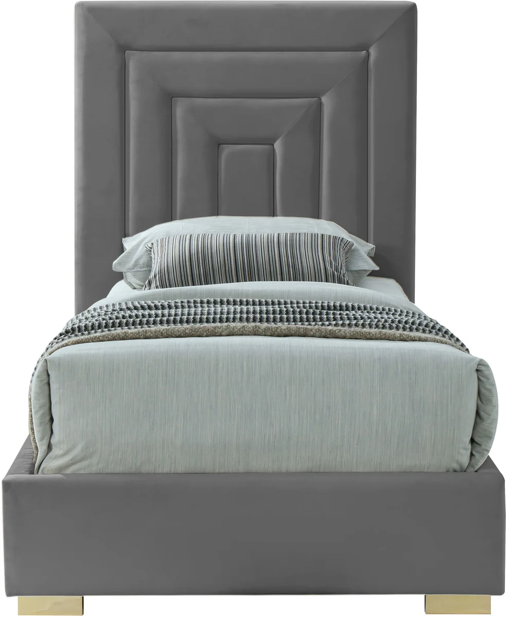 Nora - Twin Bed - Gray