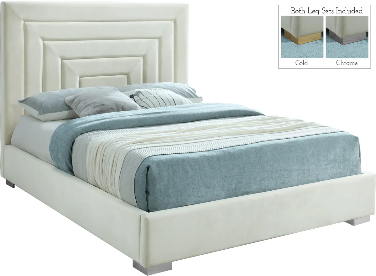 Nora - King Bed - Cream - View 2