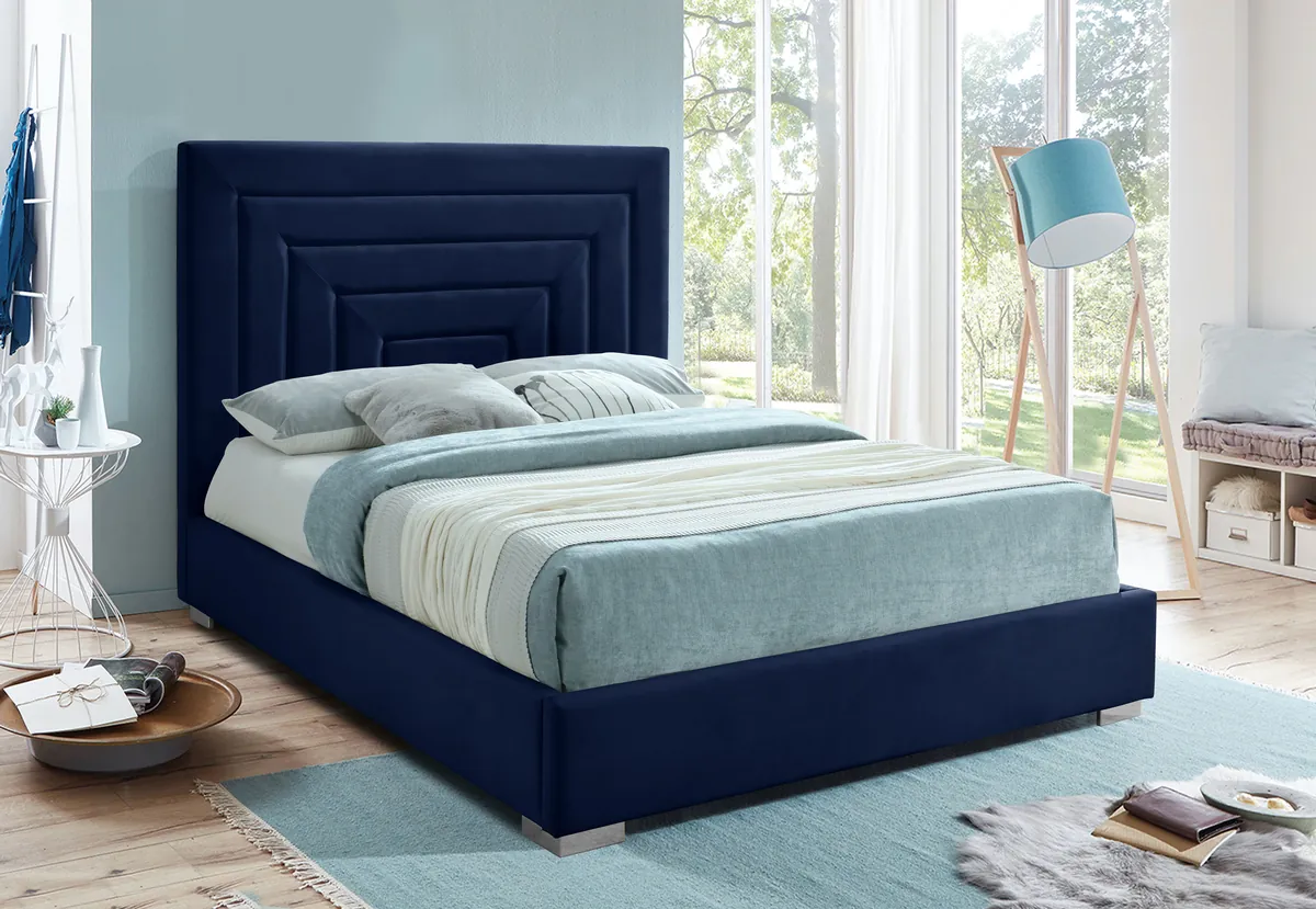 Nora - Full Bed - Navy