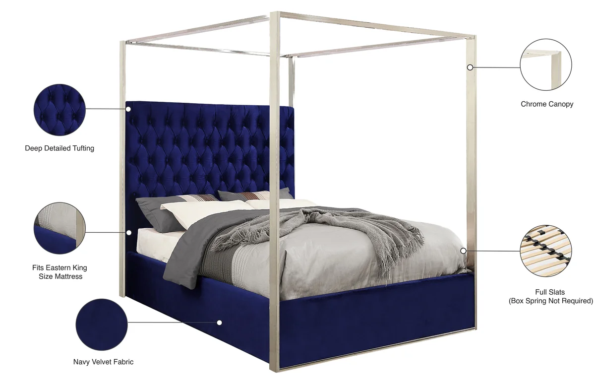 Porter - King Bed - Navy