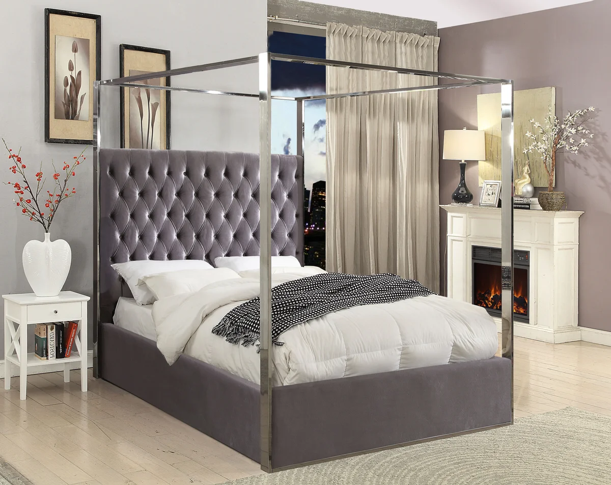 Porter - Queen Bed - Gray - View 2