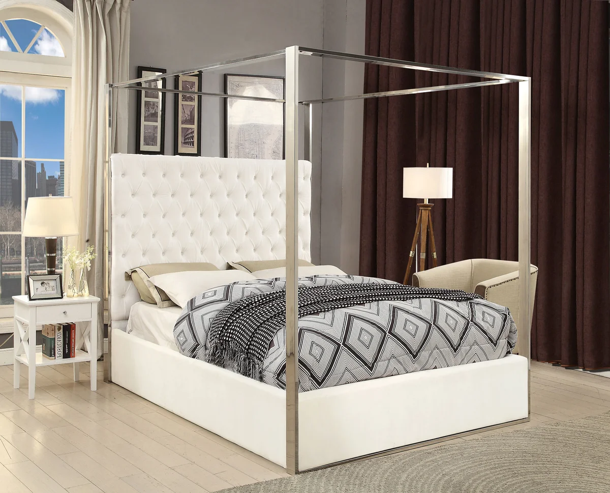 Porter - King Bed - White - View 2