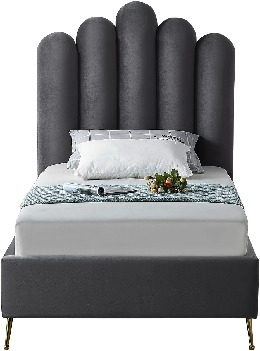 Lily - Twin Bed - Gray