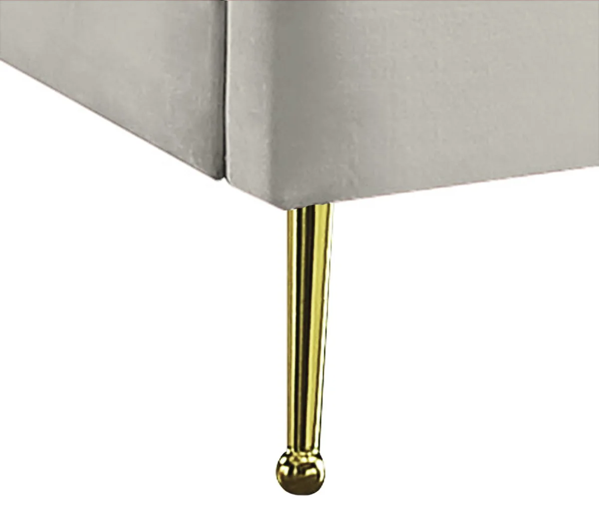 Lily - King Bed - Cream