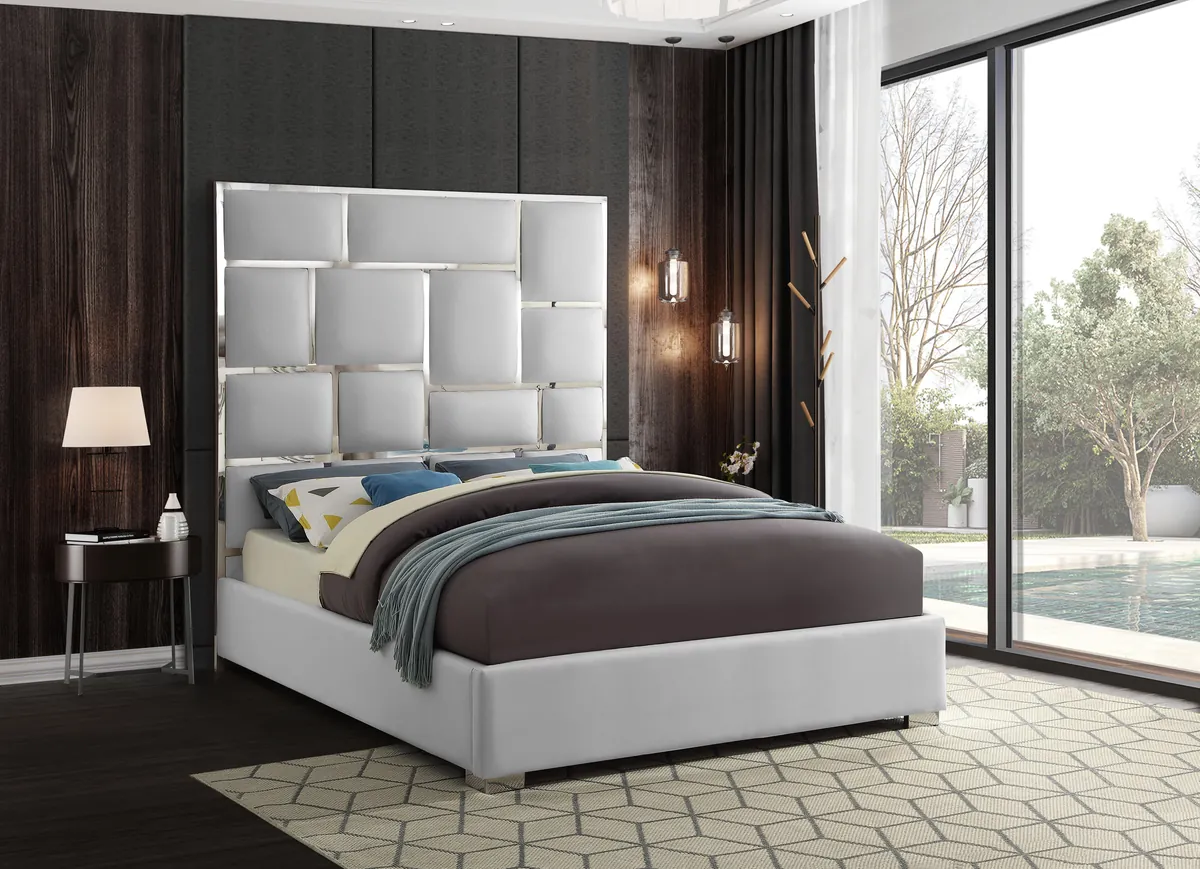 Milan - King Bed - White - View 2