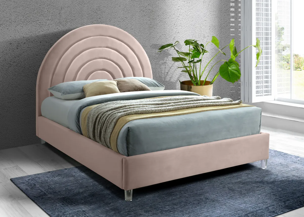 Rainbow - Queen Bed - Pink - View 2