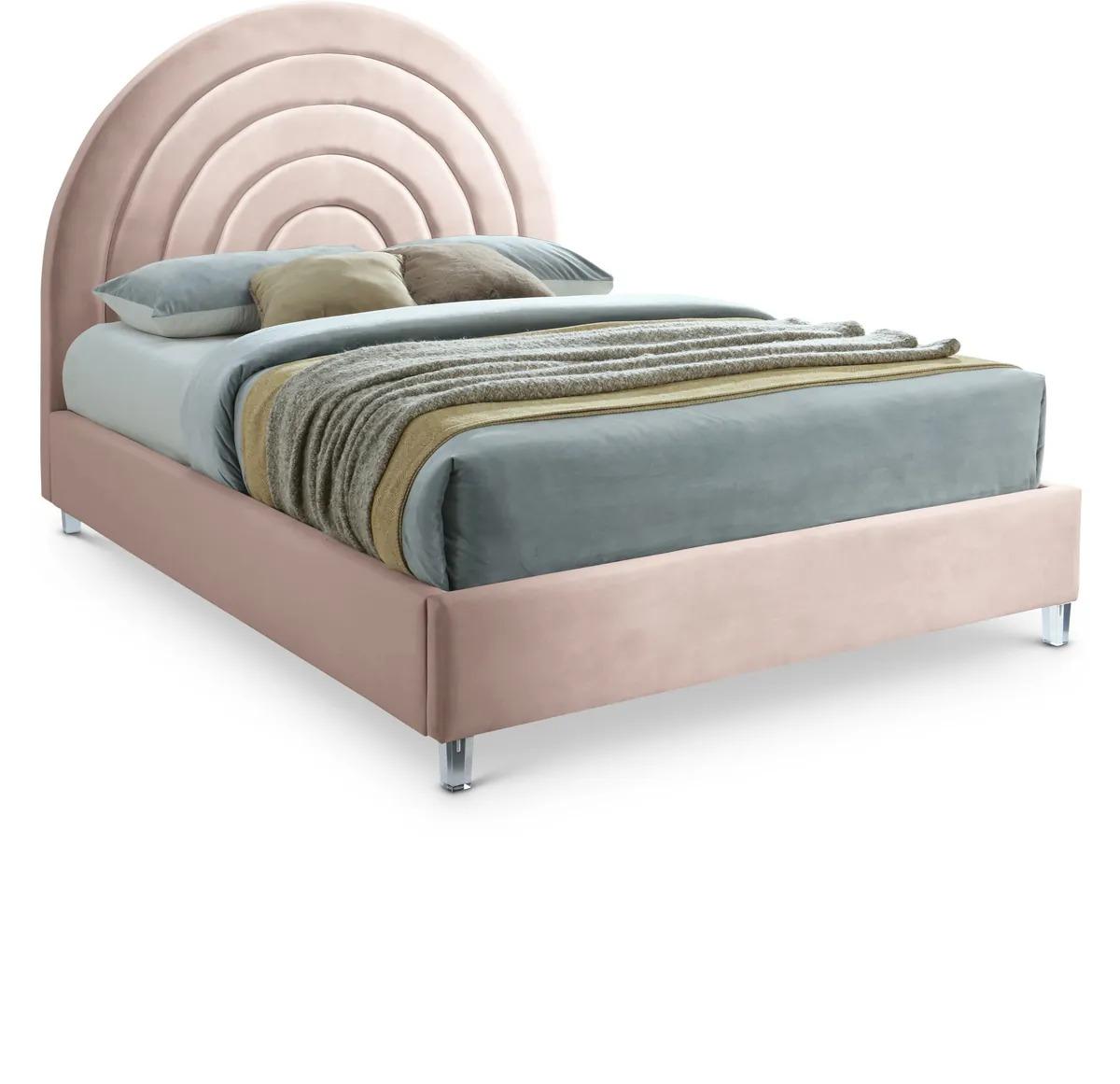Rainbow - Queen Bed - Pink