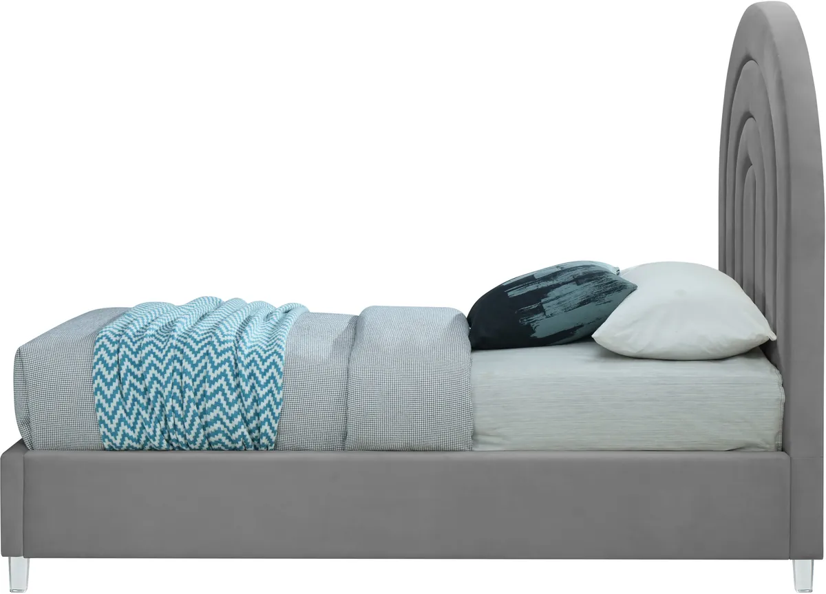 Rainbow - Twin Bed - Gray