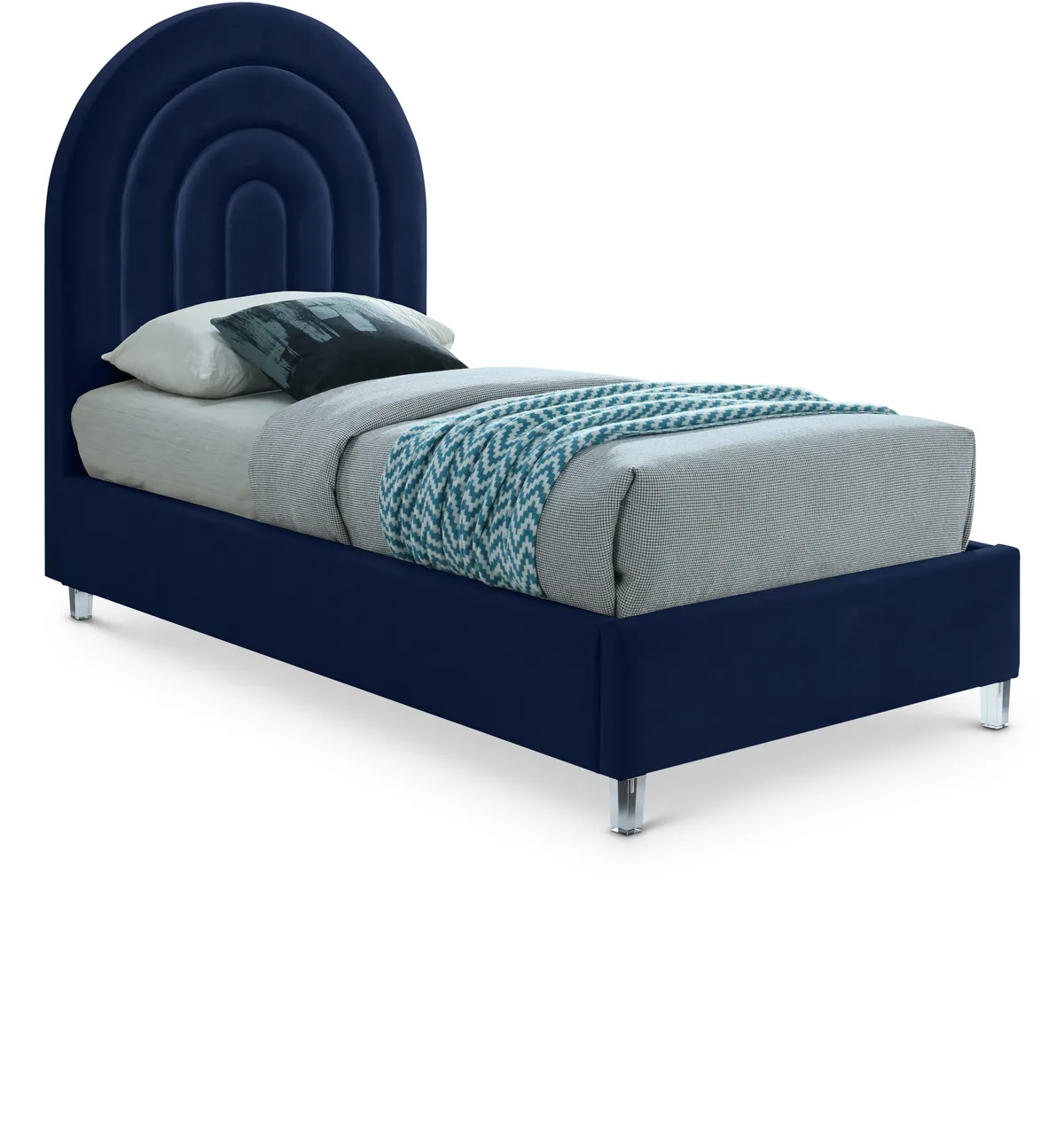 Rainbow - Twin Bed - Navy