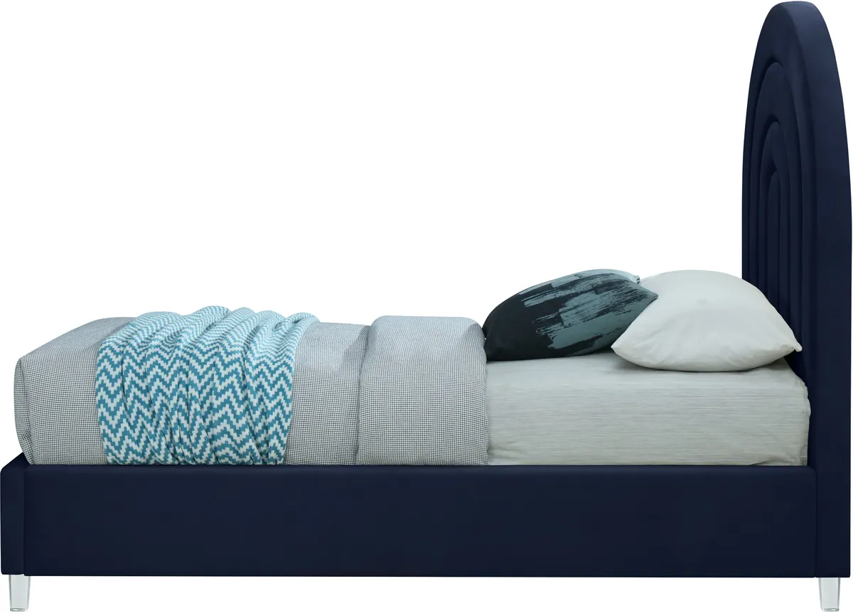 Rainbow - Twin Bed - Navy
